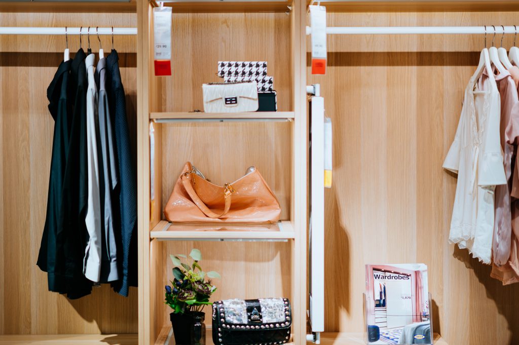 custom built wardrobe in wood